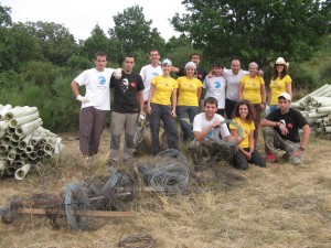 Voluntarios de SEO/BirdLife que colaboran con el Proyecto LIFE+ Urogallo Cantábrico.