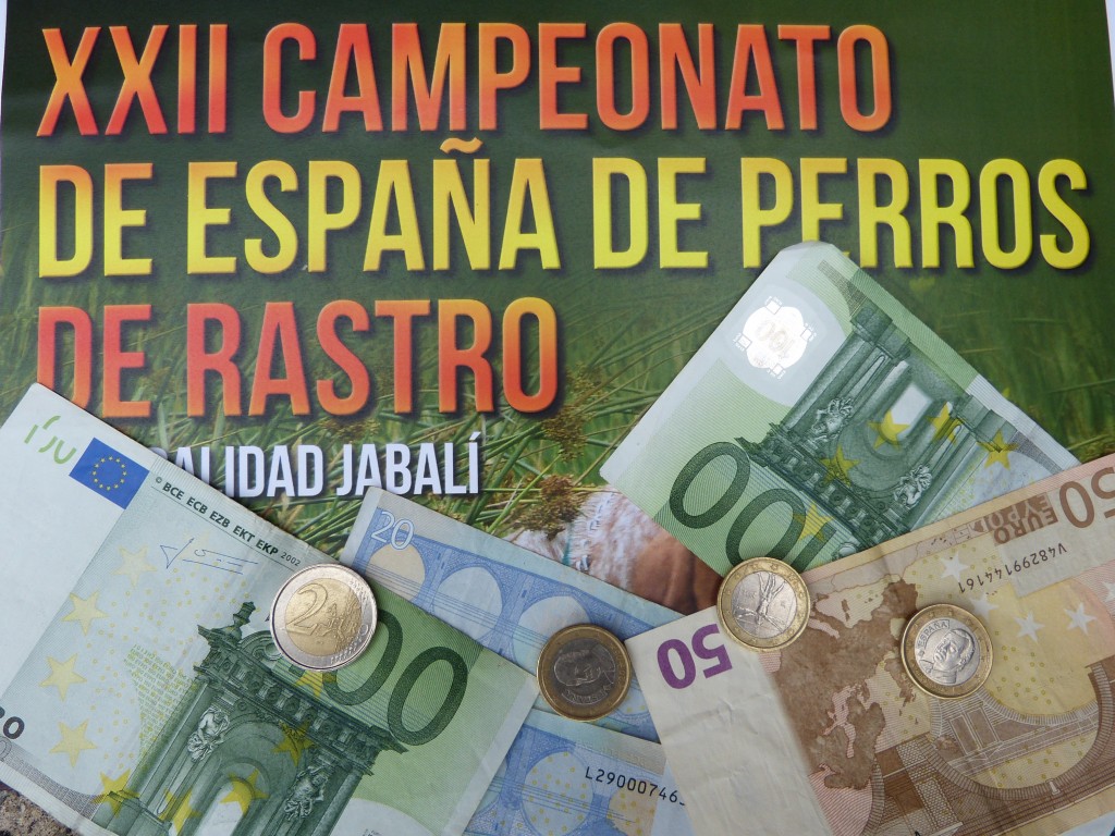 dinero campeonato rastro galicia jabalí