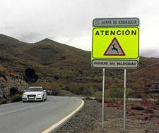 accidentes carretera fauna ciervos tráfico señal