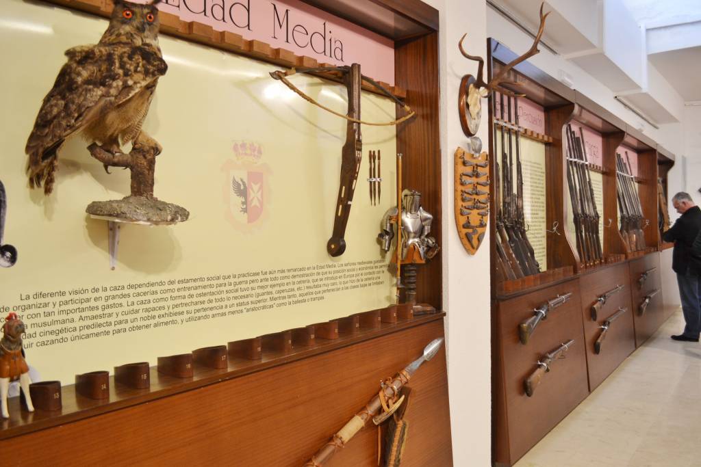 El Museo alberga casi 300 armas.