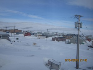 En los territorios  de nanook Resolute, Nunavut, Canadá