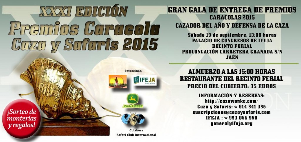 Invitacion Gala Caracolas 2015