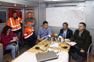 El presidente de Cantabria, Miguel Angel Revilla, incendios Barcena Mayor