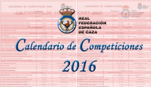 calendario 2016 competiciones RFEC 2016