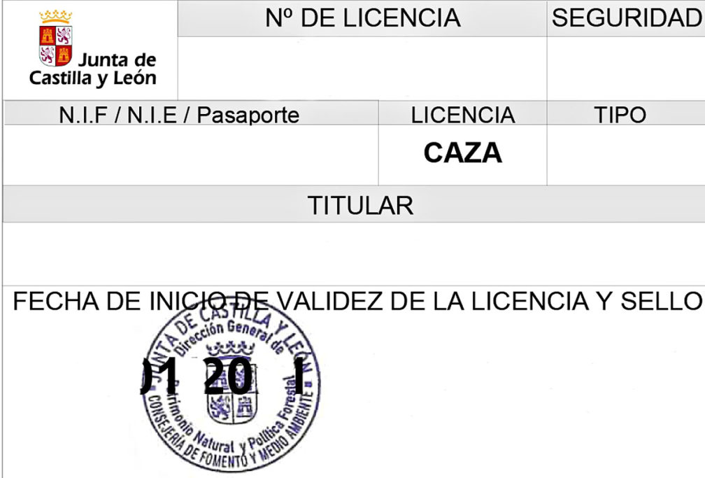 Fernández Mañueco licencia Caza