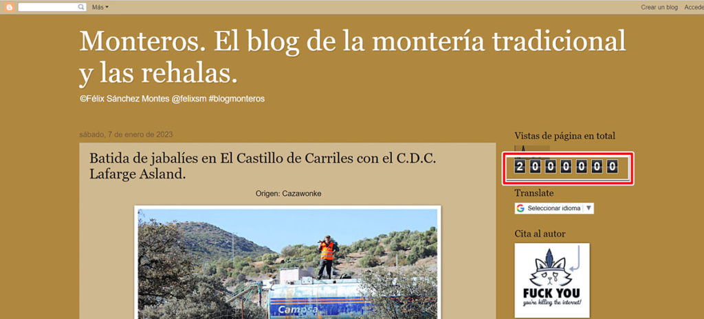 Blog Monteros rehalas