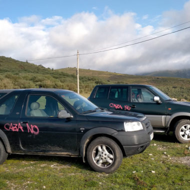 Vandalismo cazadores Cantabria