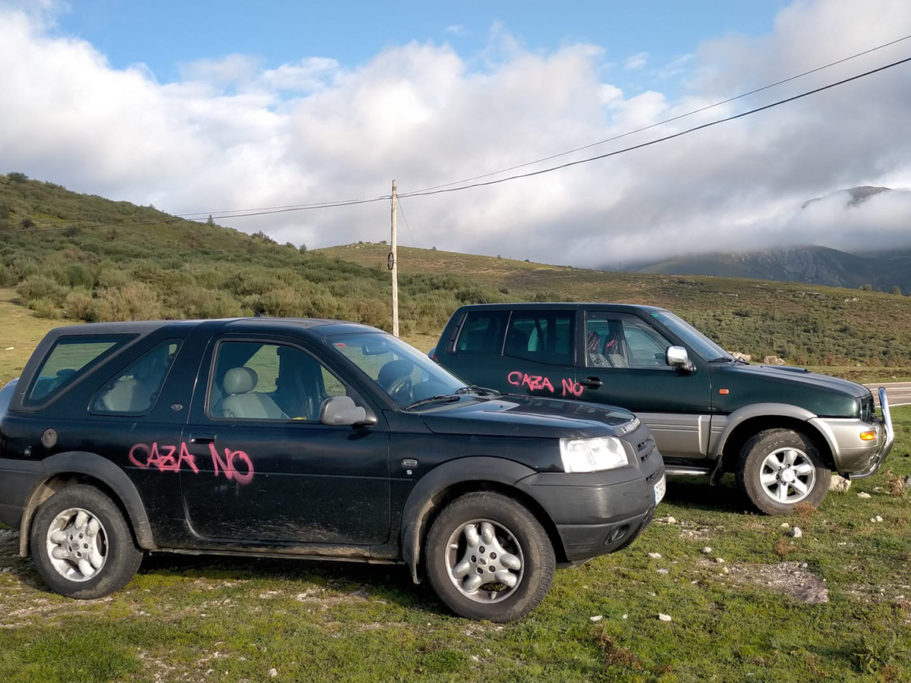 Vandalismo cazadores Cantabria