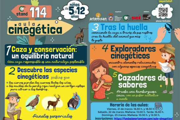 Aula Cinegética en la feria Cinegética+SCI