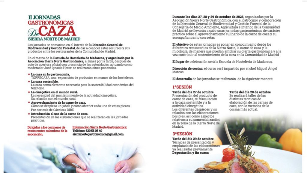 jornadas gastronómicas Sierra Norte