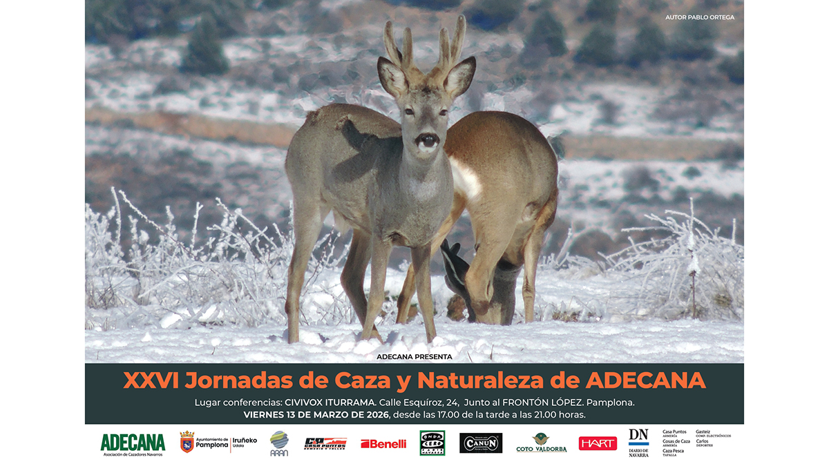 Cartel XXVI Jornadas de Caza y Naturaleza de ADECANA