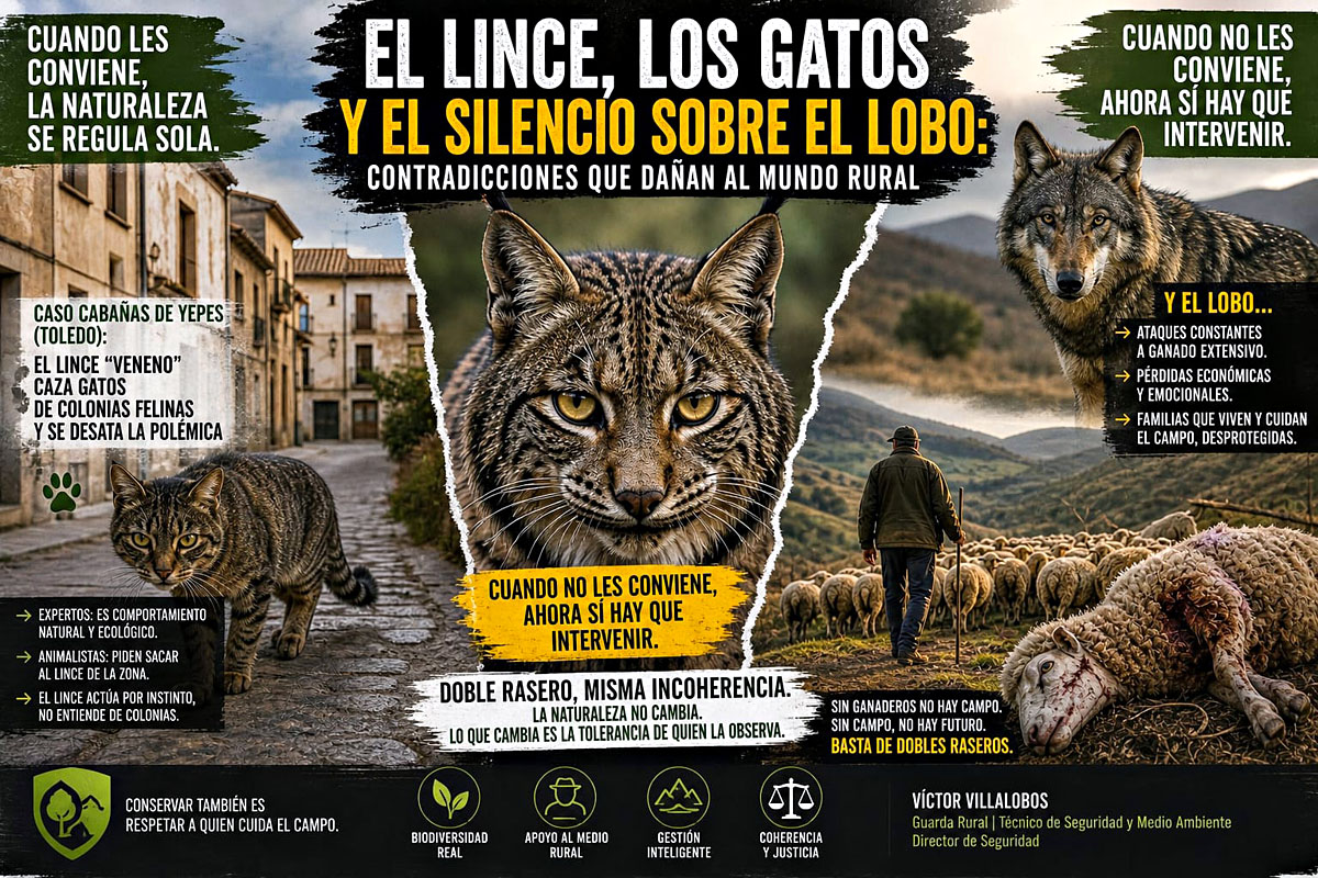 lobo lince Caza