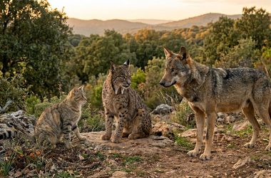 lobo lince Caza
