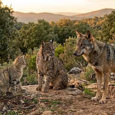 lobo lince Caza