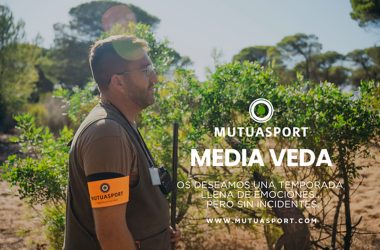 en media veda cazador