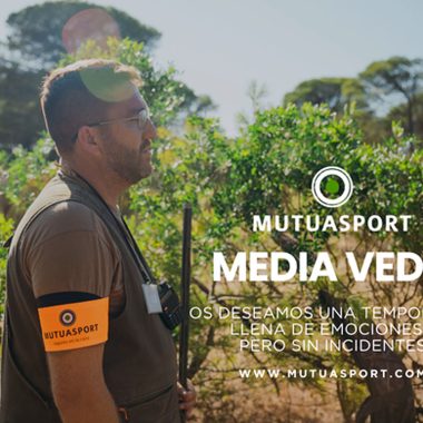 en media veda cazador