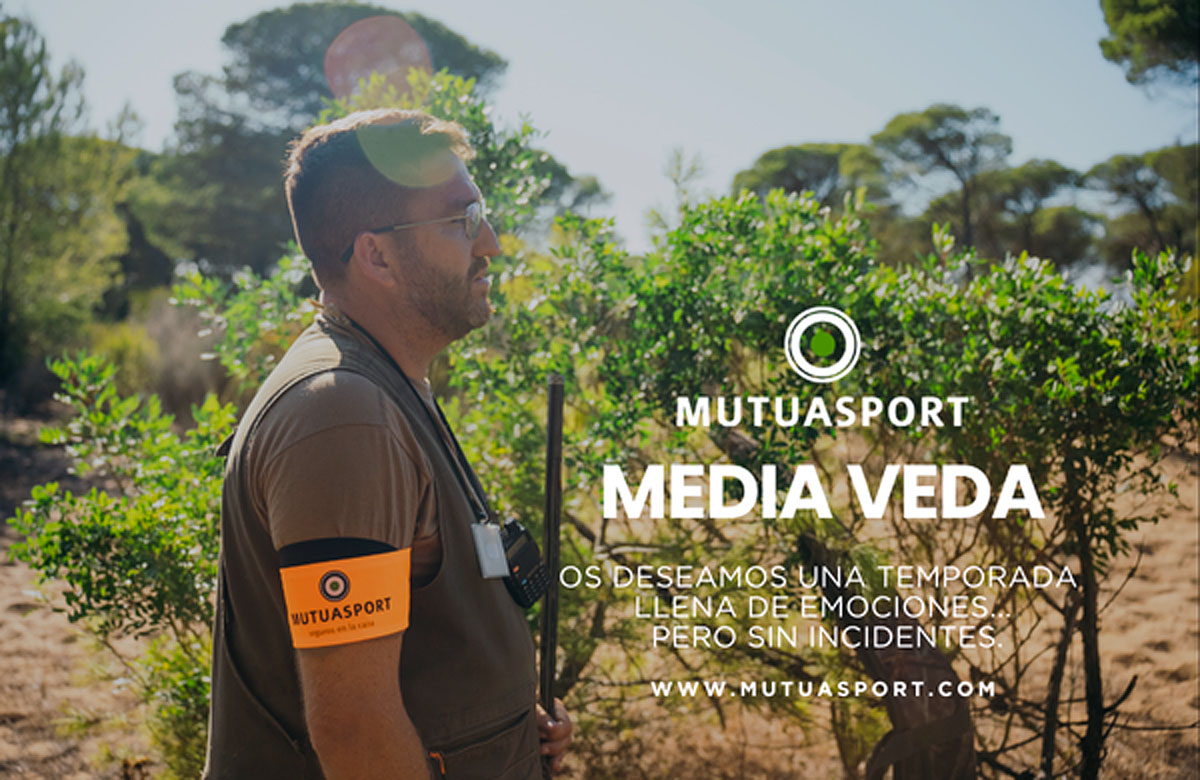 en media veda cazador