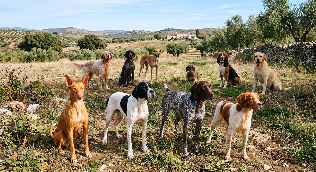 perros de caza prevenir
