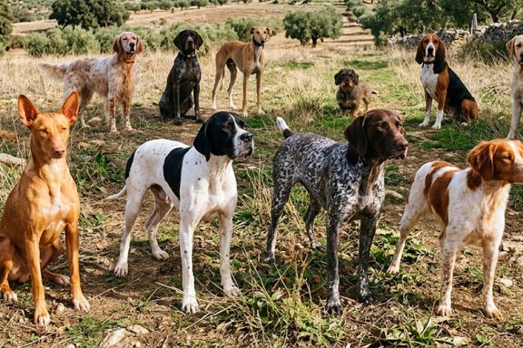 perros de caza prevenir