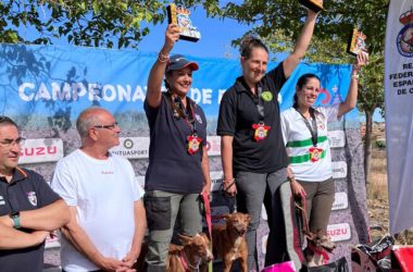 Leire Egaña ganadora del XIII Campeonato de España Femenino de Caza Menor con Perro