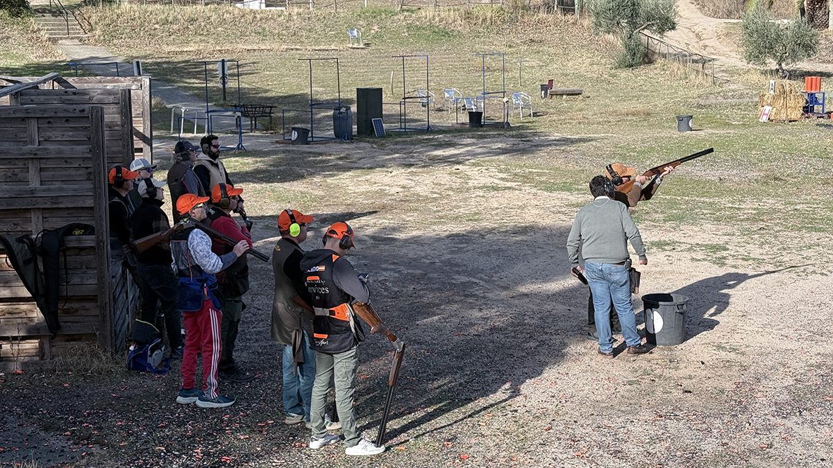 curso de tiro con escopeta de la Escuela Española de Caza en Méntrida